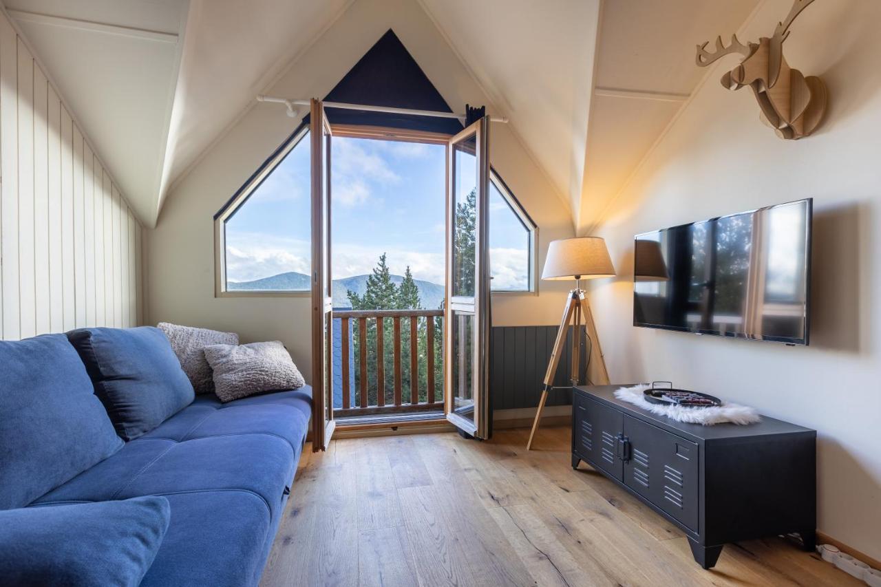 Le Cerf - Duplex Avec Superbe Vue Montagne Apartment Les Angles  Exterior foto